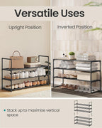 FURNMICS 3-Tier Shoe Rack