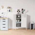 Metal storage cabinet