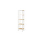 SONGMICS 5-Tier Bamboo Storage Shelf for Narrow Spaces and Versatile Use