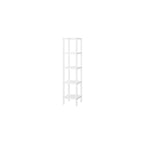 FURNMICS 5-Tier Bamboo Storage Shelf for Narrow Spaces and Versatile Use