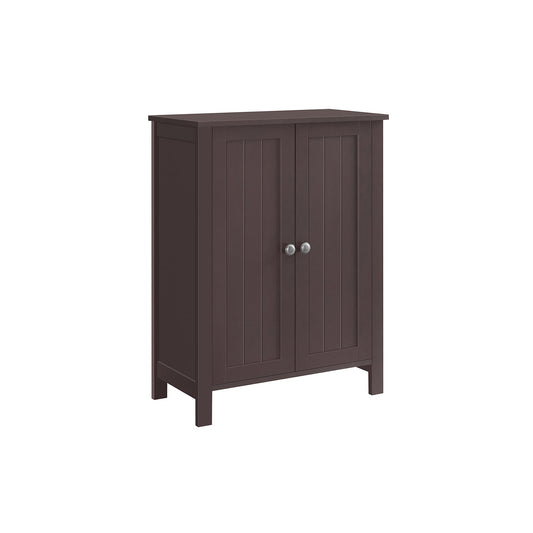 VASAGLE Double Door Bathroom Floor Cabinet, Adjustable Shelf, Versatile Storage Solution