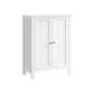VASAGLE Double Door Bathroom Floor Cabinet, Adjustable Shelf, Versatile Storage Solution