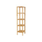 SONGMICS 5-Tier Bamboo Storage Shelf for Narrow Spaces and Versatile Use