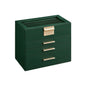 Modern Multi-Layer Jewelry Organizer with Glass Lid, Sunglasses, Large Jewelry Storage