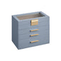 Modern Multi-Layer Jewelry Organizer with Glass Lid, Sunglasses, Large Jewelry Storage