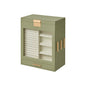 SONGMICS Elegant 5-Layer Jewelry Box with Clear Glass Window and Side Drawers