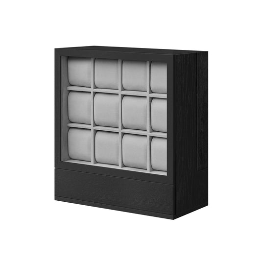 FURNMICS 12-Slot Wooden Watch Box