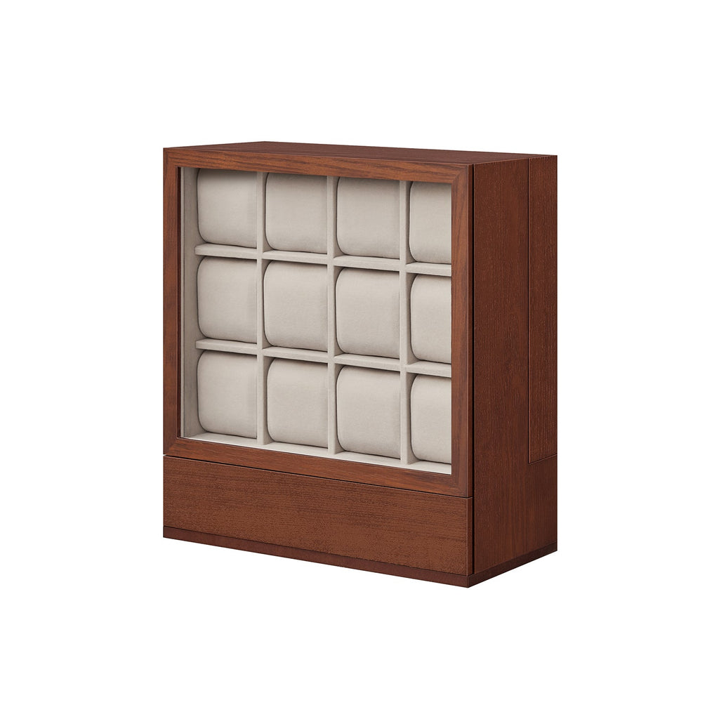 FURNMICS 12-Slot Wooden Watch Box