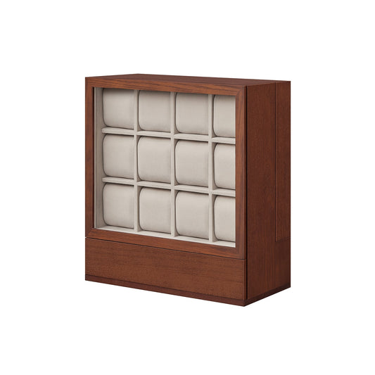 FURNMICS 12-Slot Wooden Watch Box