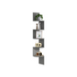 VASAGLE 5-Tier Floating Corner Wall Shelf Zigzag Book Display Storage