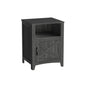 FURNMICS Farmhouse Nightstand with Barn Door