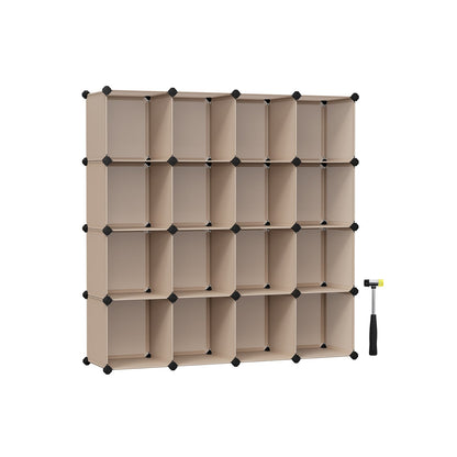 SONGMICS Modular Cube Storage Organizer Shelf Unit - Versatile Home Bookcase