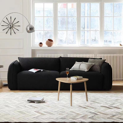 Italian Minimalist Modern Sofa Small Living Room Sherpa Couch