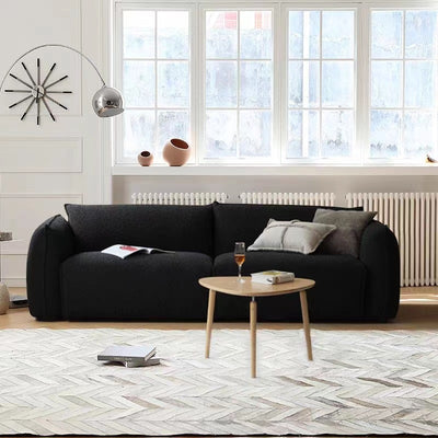 Italian Minimalist Modern Sofa Small Living Room Sherpa Couch