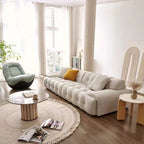 Italian Minimalist Rochiburg Fabric Sofa with Simple Design