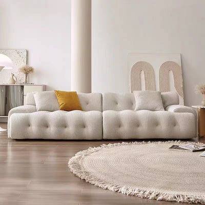 Italian Minimalist Rochiburg Fabric Sofa with Simple Design