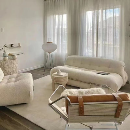 Italian Minimalist Rochiburg Fabric Sofa with Simple Design