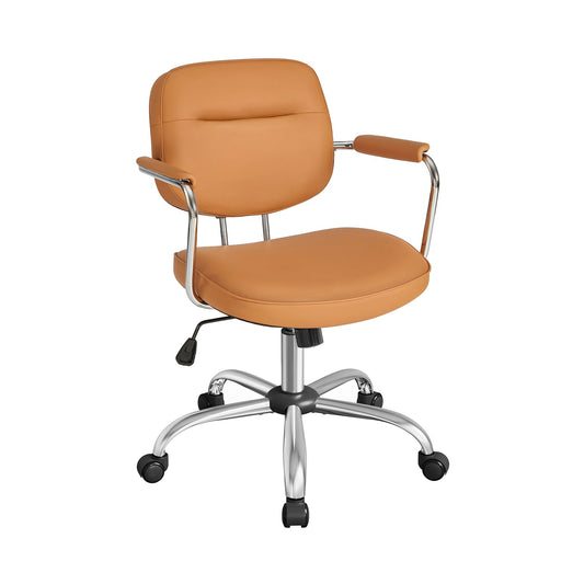 FURNMICS  Office Chair with Back and Armrests Ink Black