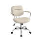 FURNMICS  Office Chair with Back and Armrests Ink Black