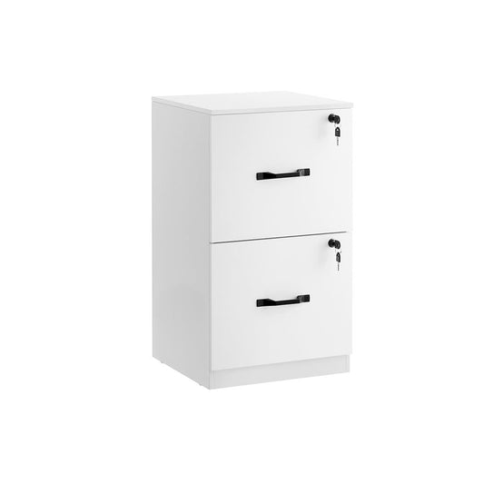 VASAGLE 2-Drawer Vertical File Cabinet Printer Stand Lockable A4 Letter Files