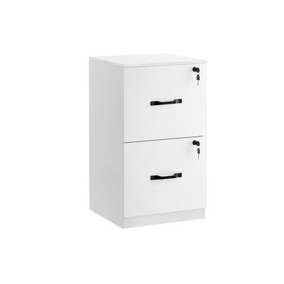 VASAGLE 2-Drawer Vertical File Cabinet Printer Stand Lockable A4 Letter Files