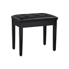 Piano Bench with Padded Cushion and Hidden Storage Compartment