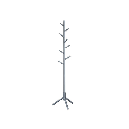 VASAGLE Freestanding Modern Coat Rack Tree with 8 Hooks for Entryway Hallway