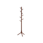 FURNMICS Solid Wood Coat Rack with Wide Base