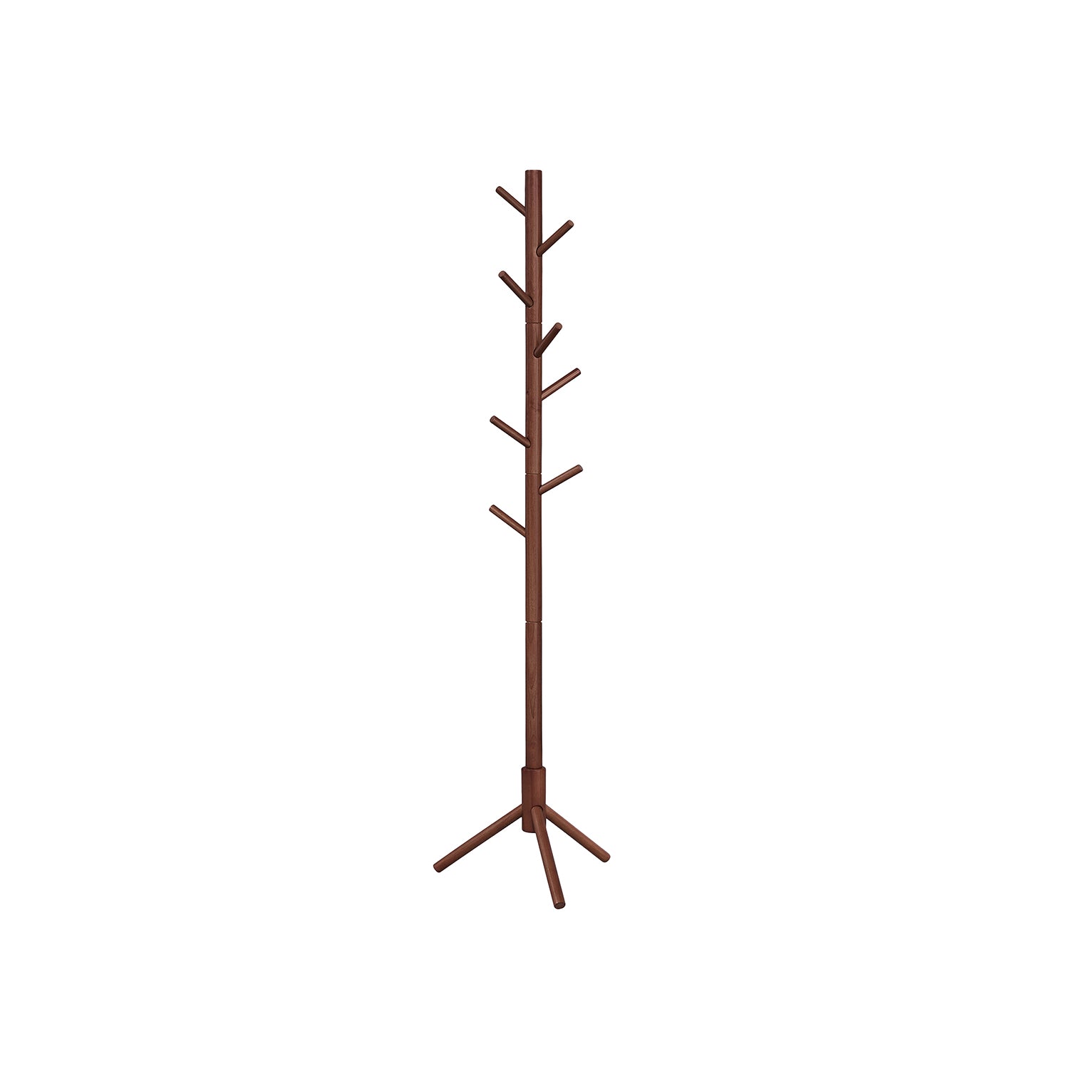 VASAGLE Freestanding Modern Coat Rack Tree with 8 Hooks for Entryway Hallway
