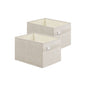 FURNMICS Set of 2 Storage Baskets with Double Handles