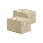 FURNMICS Set of 2 Storage Baskets with Double Handles