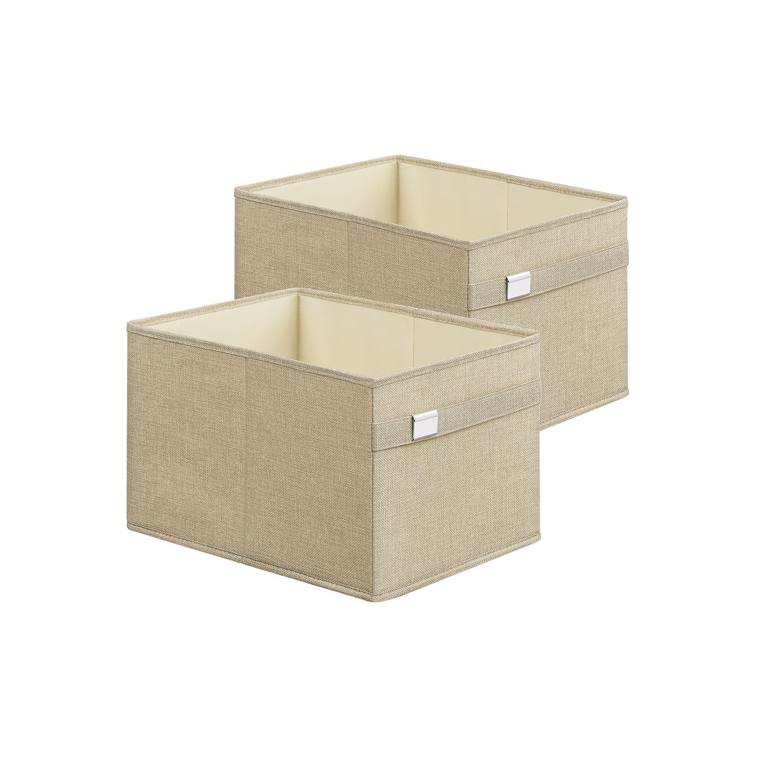 FURNMICS Set of 2 Storage Baskets with Double Handles