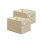 FURNMICS Set of 2 Storage Baskets with Double Handles