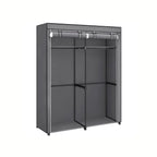 FURNMIC Closet Wardrobe with Non-Woven Fabric Cover
