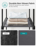 FURNMIC Closet Wardrobe with Non-Woven Fabric Cover