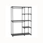 FURNMIC Freestanding Closet Organizer with Shelves, Hanging Rods