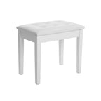 Piano Bench with Padded Cushion and Hidden Storage Compartment