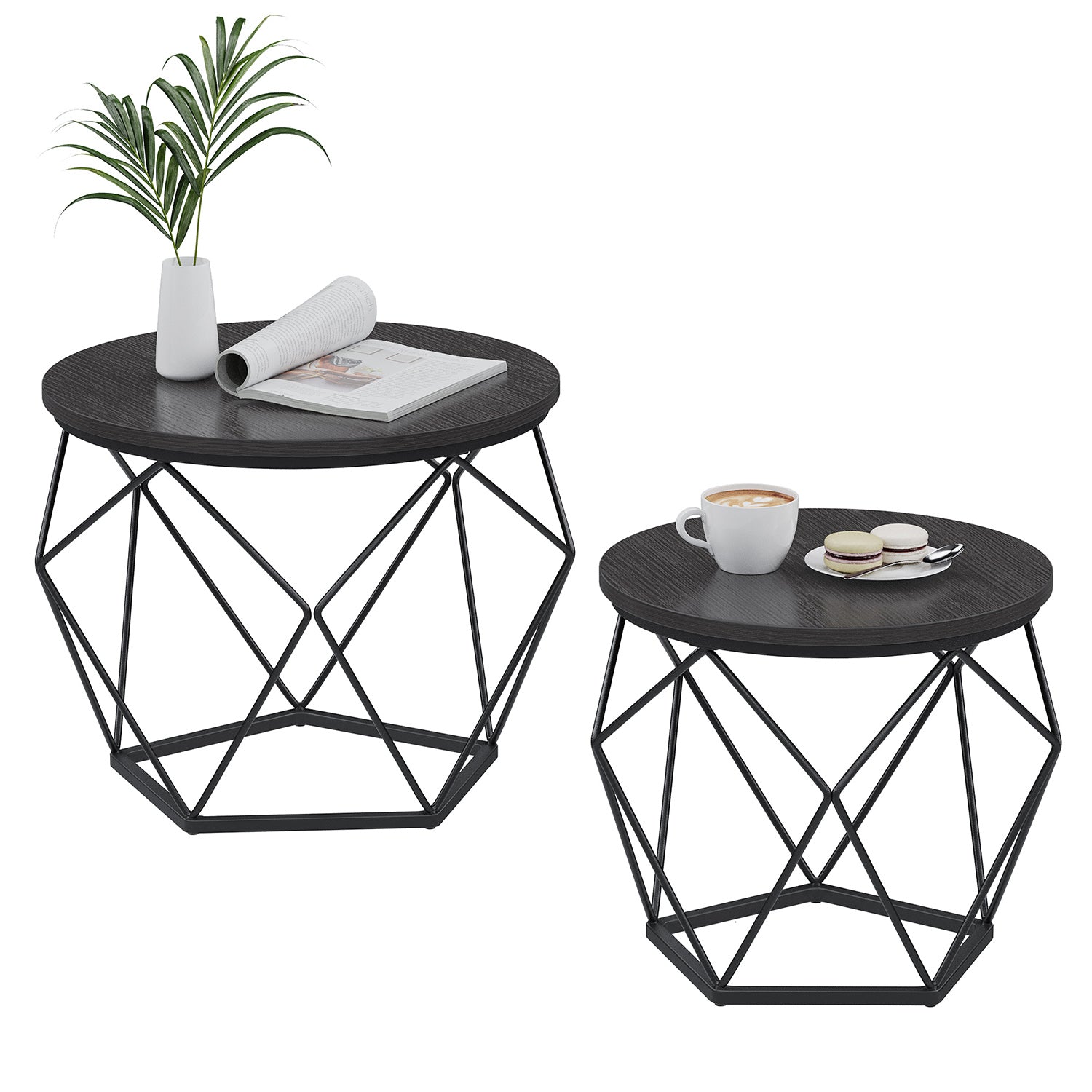 Two-Piece Nesting Coffee Tables Set"