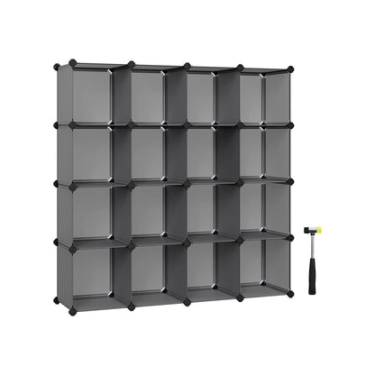 SONGMICS Modular Cube Storage Organizer Shelf Unit - Versatile Home Bookcase