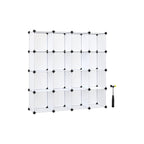 FURNMICS Modular Cube Storage Organizer - Versatile Stackable Plastic Shelf Unit