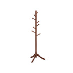 FURNMICS Solid Wood Coat Rack with Wide Base