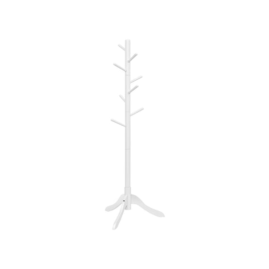 VASAGLE Freestanding Modern Coat Rack Tree with 8 Hooks for Entryway Hallway