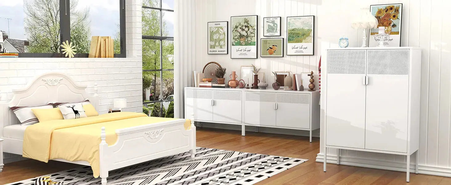 Metal storage cabinet
